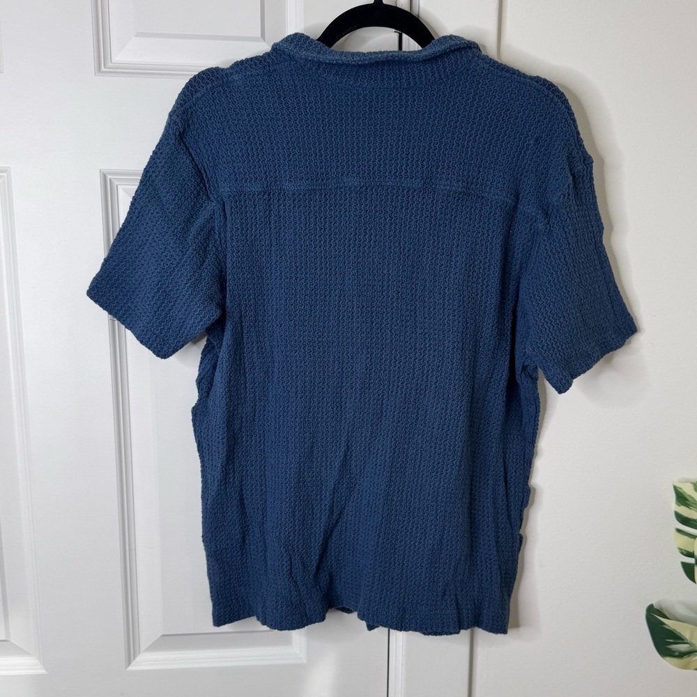 Superdry Men’s Superdry Knitted texture shirt in ecru crochet - Picture 4 of 8